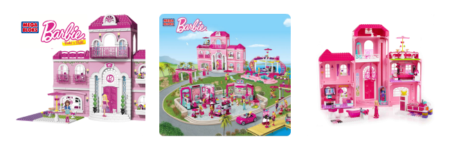 Mega Bloks Barbie Build ‘n Style Luxury Mansion