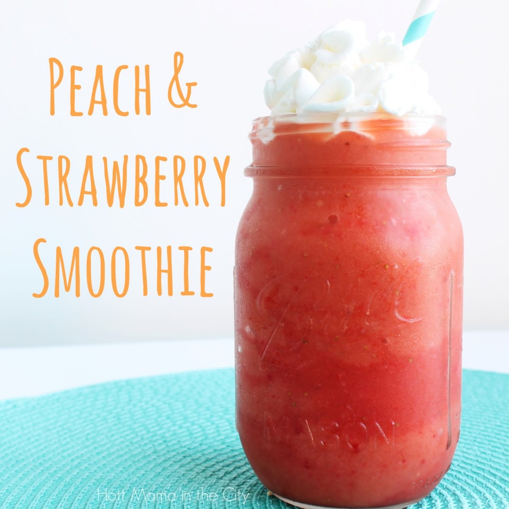 Peach Strawberry Smoothie
