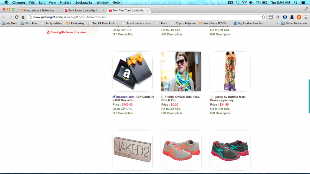 leah's gift page to me 2