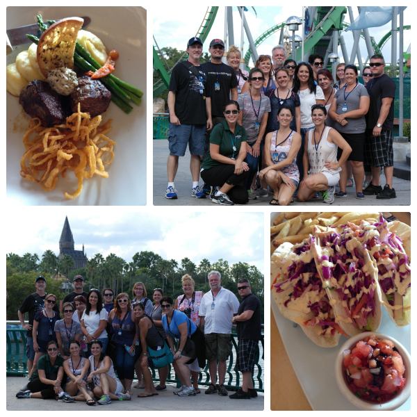 Friends and good food at Universal Orlando