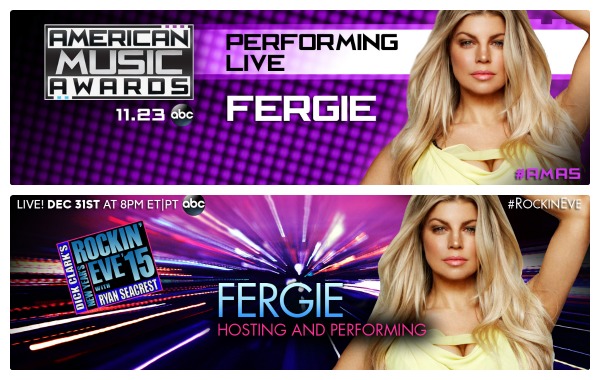 Fergie performing