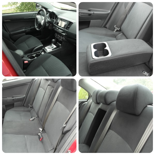 Seating in a mitsubishi