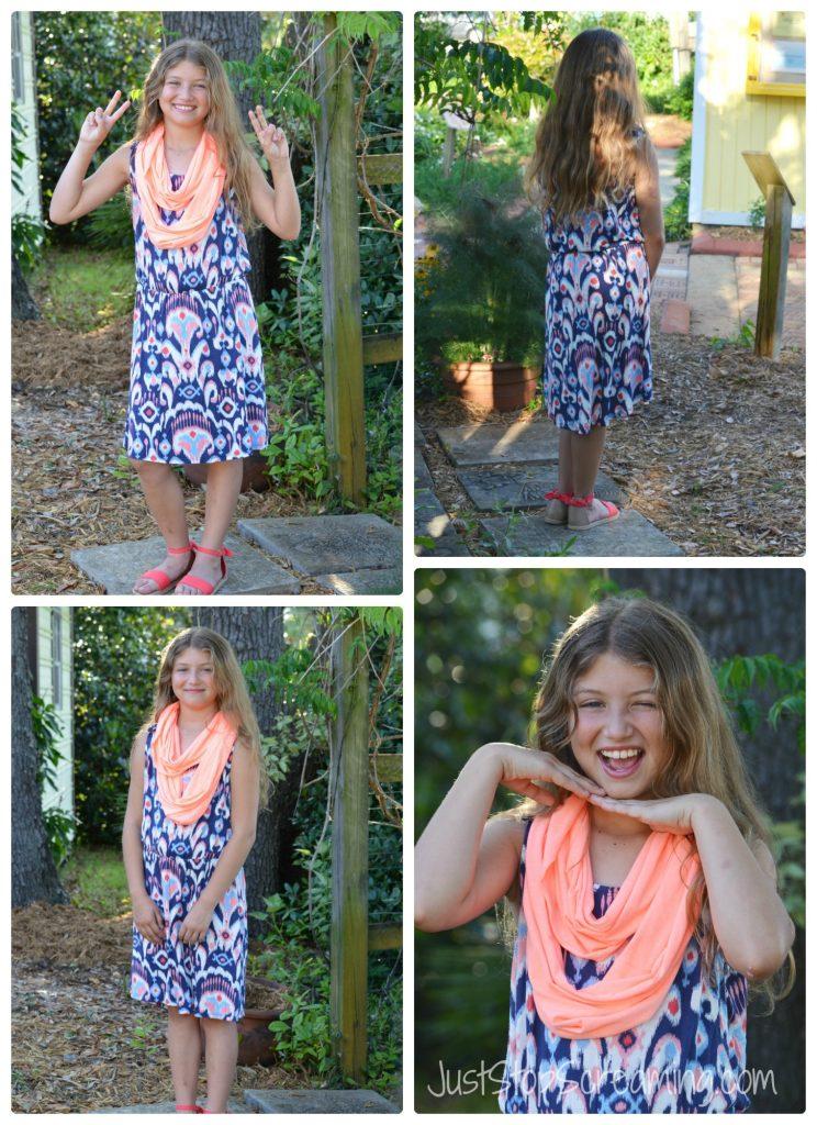 Hi-low dress for girls