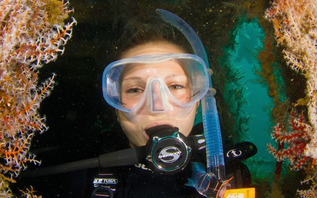 diving