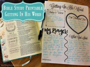 Free Bible Study Printable For Adults and Kids